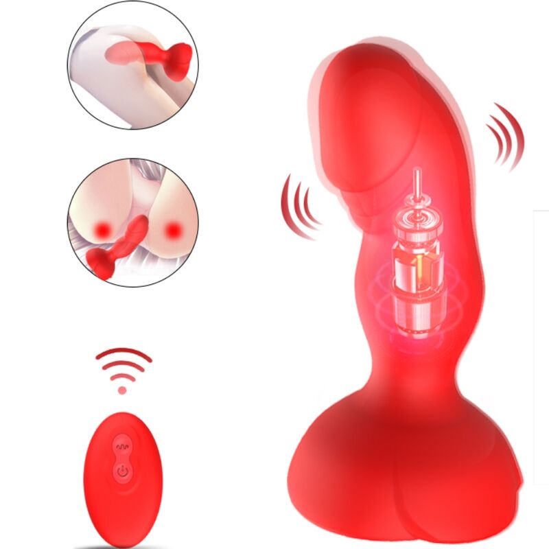 Vibrador y plug anal con mando a distancia - ARMONY A Bloom