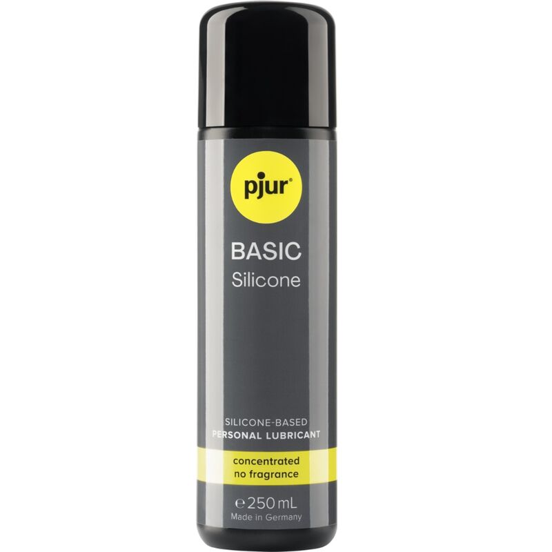 Lubricante de silicona Pjur Basic 250 ml para principiantes