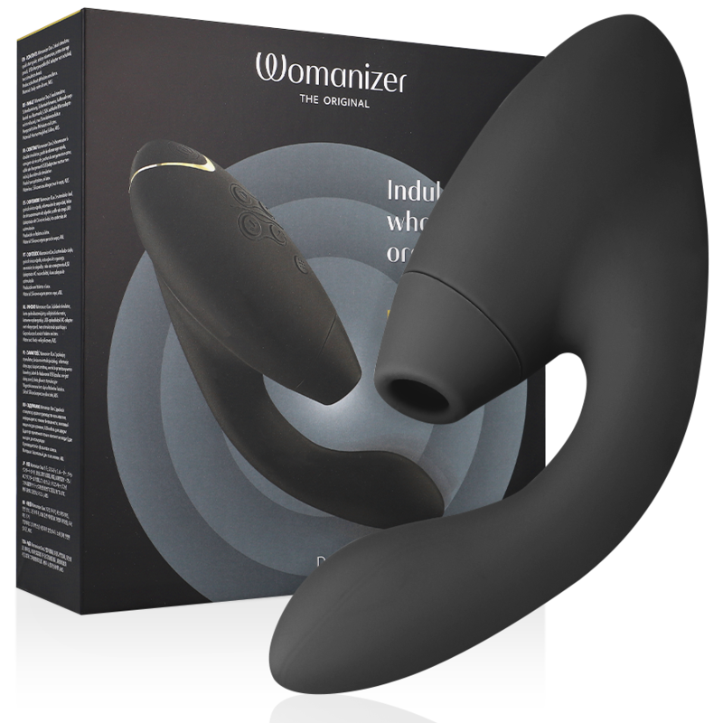 Succionador vibrador Womanizer Duo 2 negro, doble estímulo