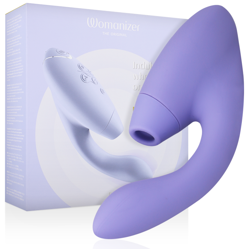 Succionador vibrador Womanizer Duo 2 lila con Pleasure Air