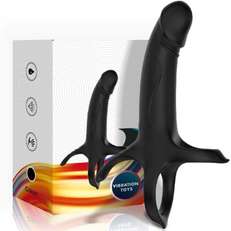 Anillo vibrador para pene ARMONY, 9 modos y sumergible