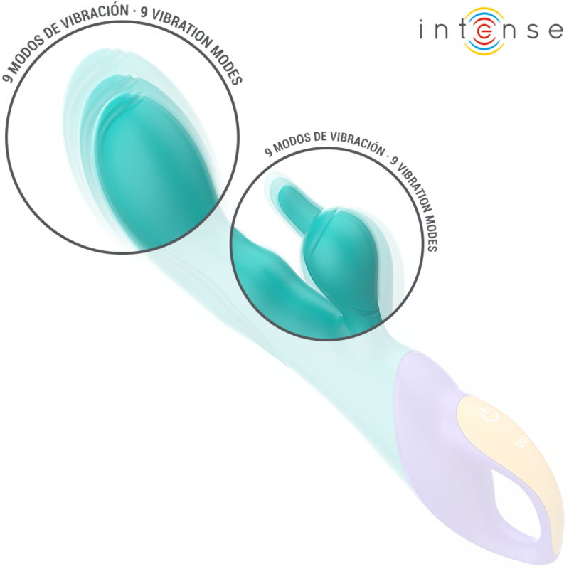 Vibrador rabbit recargable Intense Fred doble estimulación