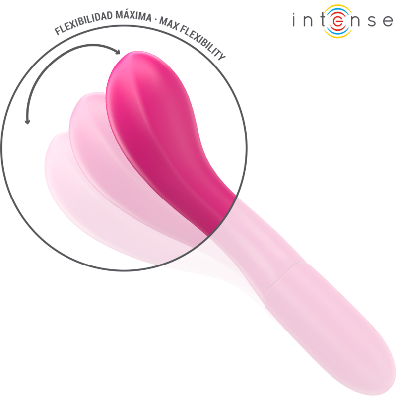 Vibrador flexible INTENSE Lisette, 19 cm y 10 modos