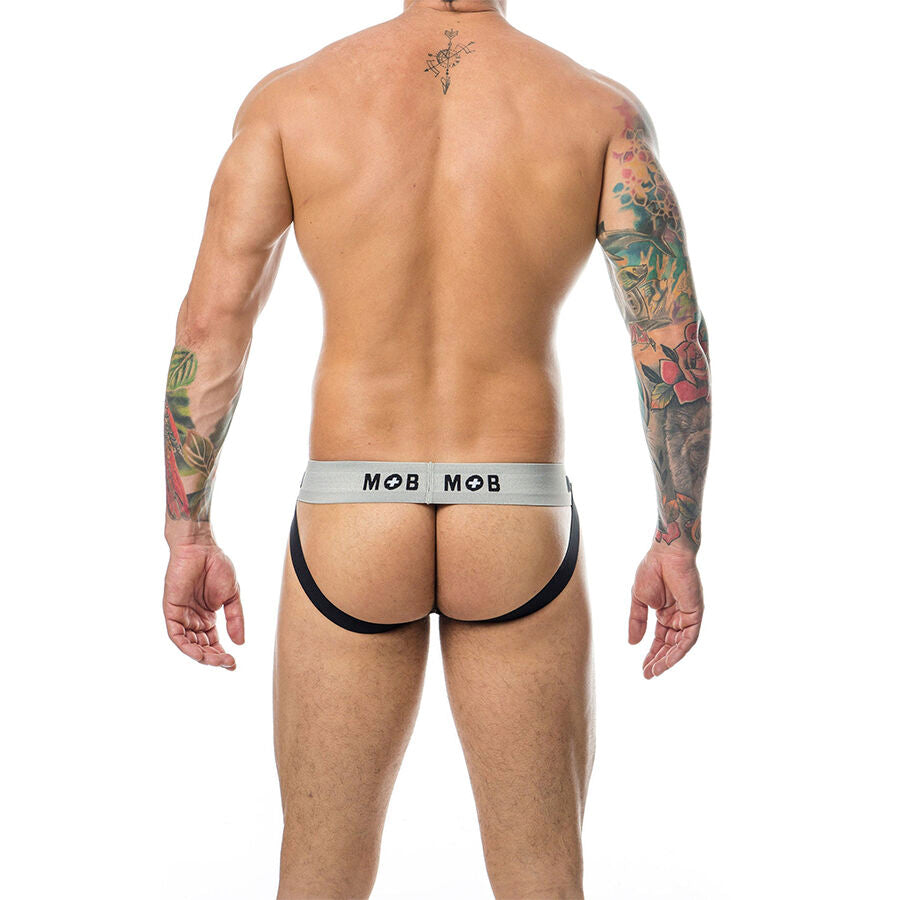 Jockstrap MOB Stripe clásico en algodón premium y nailon