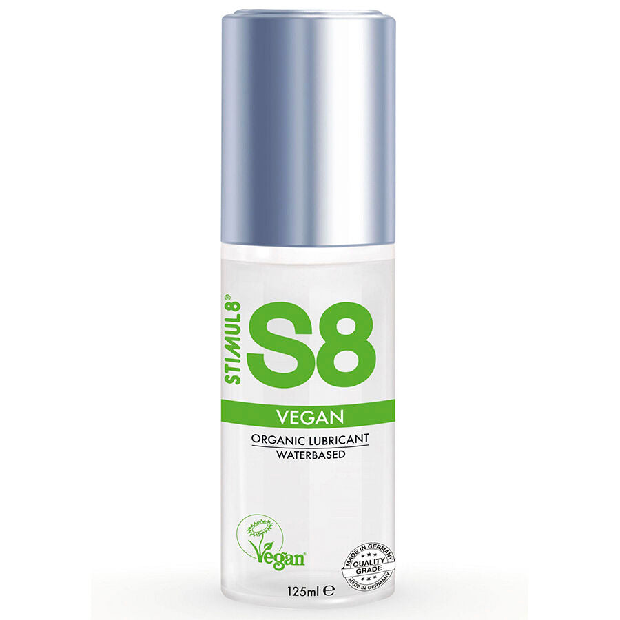 Lubricante íntimo vegano base agua S8 STIMUL8, 125 ml
