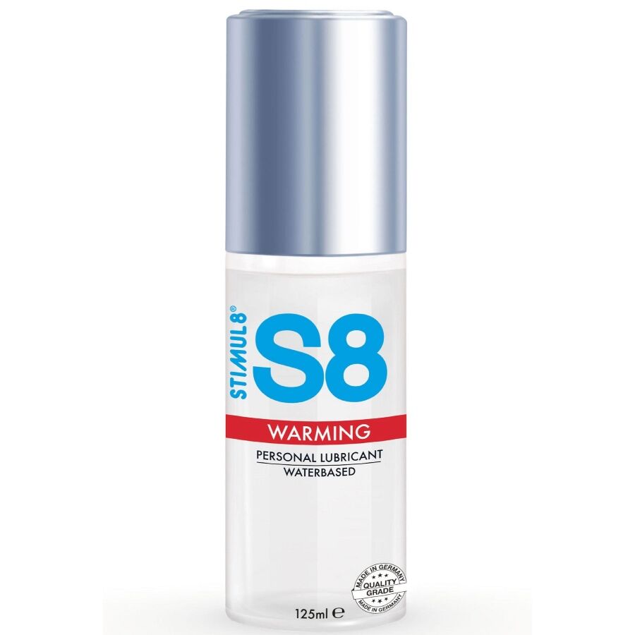 Lubricante efecto calor Stimul8 S8 base agua 125 ml