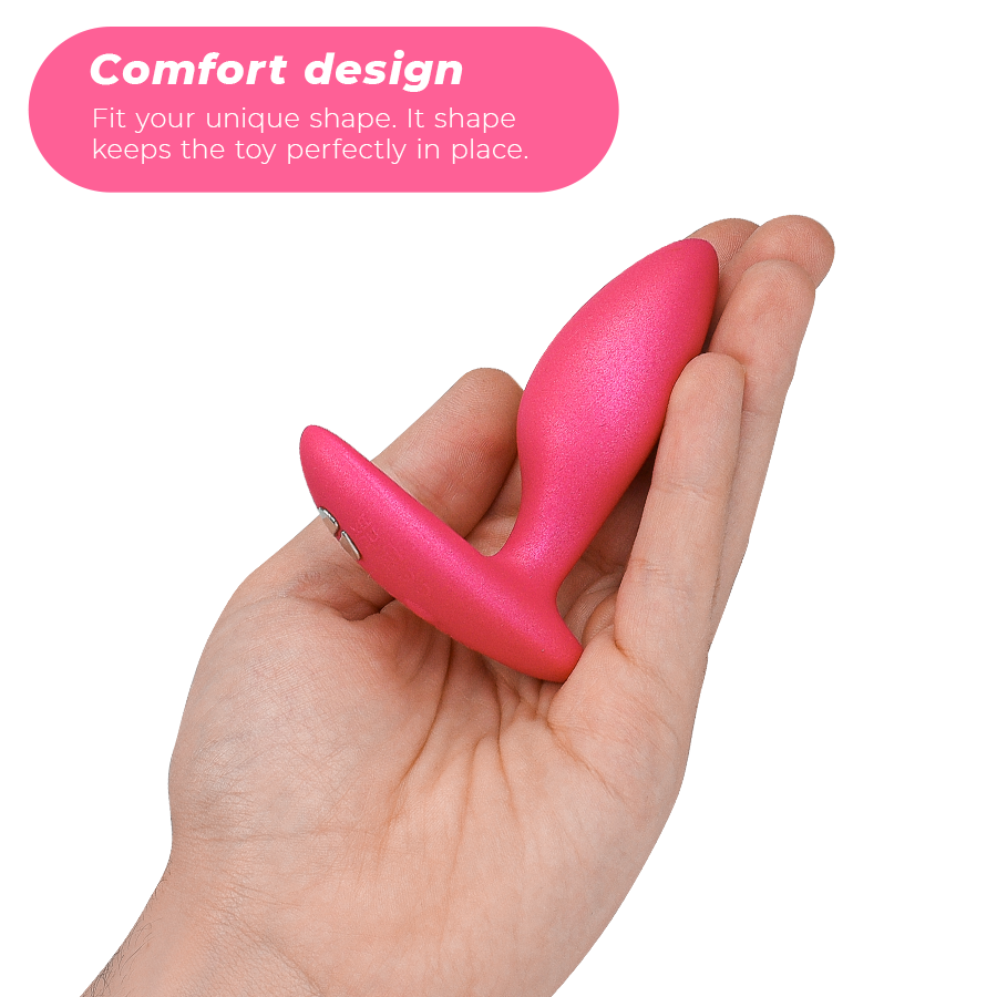 Plug anal vibrador We-Vibe Ditto+ recargable y sumergible