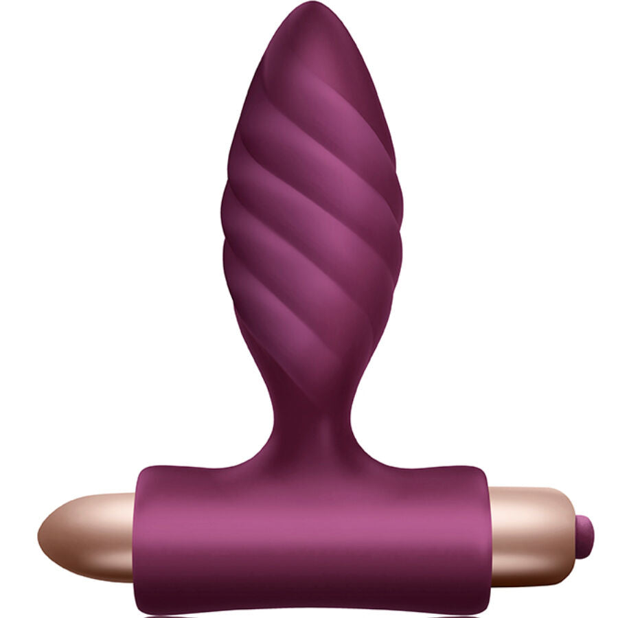 Plug anal vibrador Climaximum Oryx trenzado, 10 modos