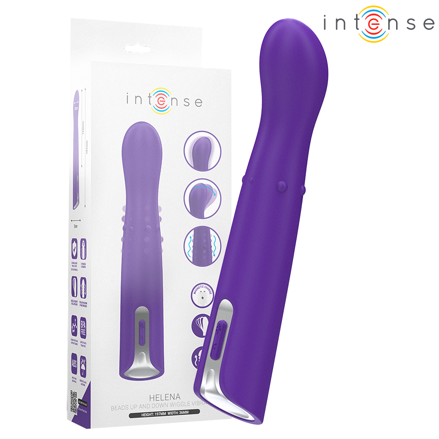 Vibrador Up & Down Helena de Intense con Punto G, 13,5 cm