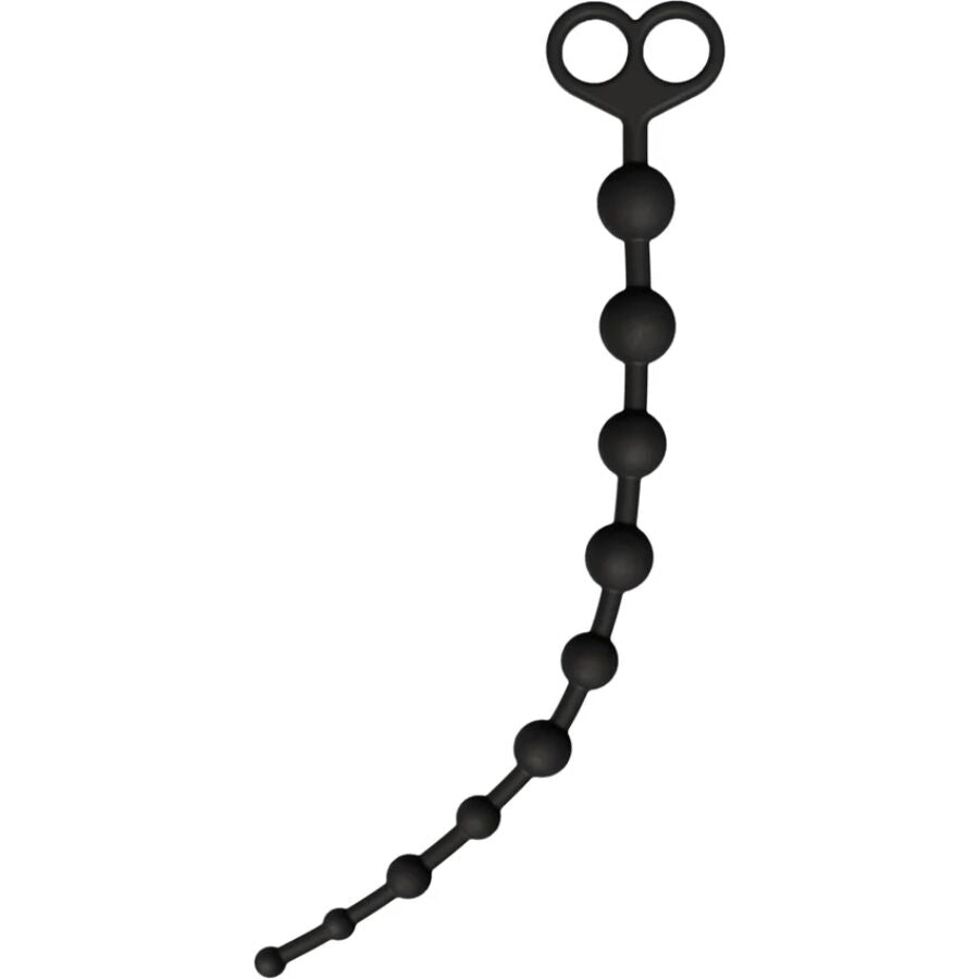 Bolas anales flexibles ToyJoy de silicona, 34 cm insertables