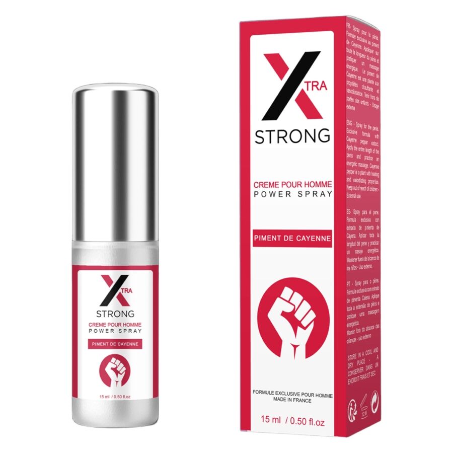 Spray intenso para la erección RUF X Strong Potente 15 ml