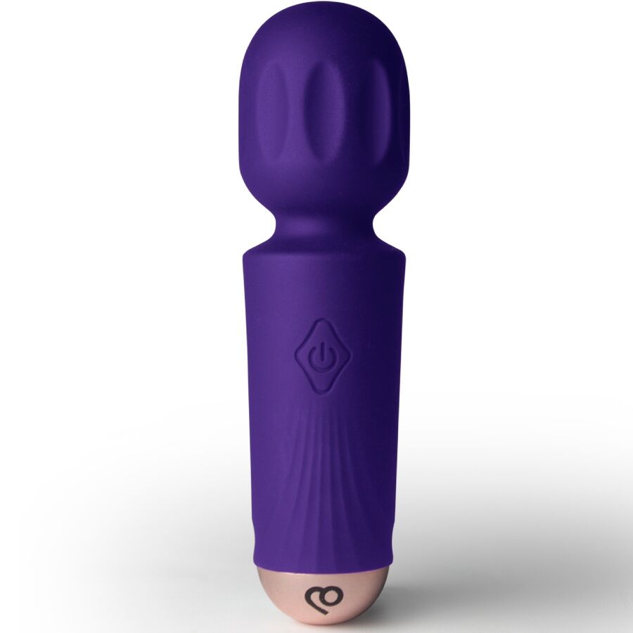 Mini vibrador wand Rocks-Off 16 funciones recargable