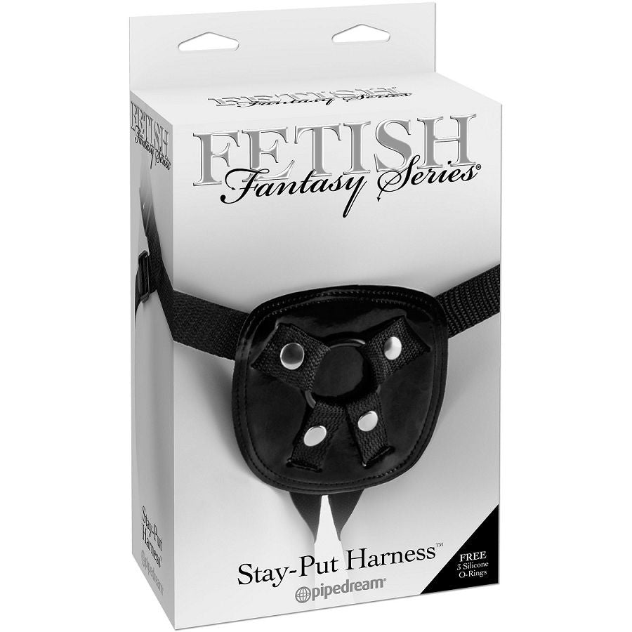 Arnés universal Fetish Fantasy Stay-Put, anilla de silicona