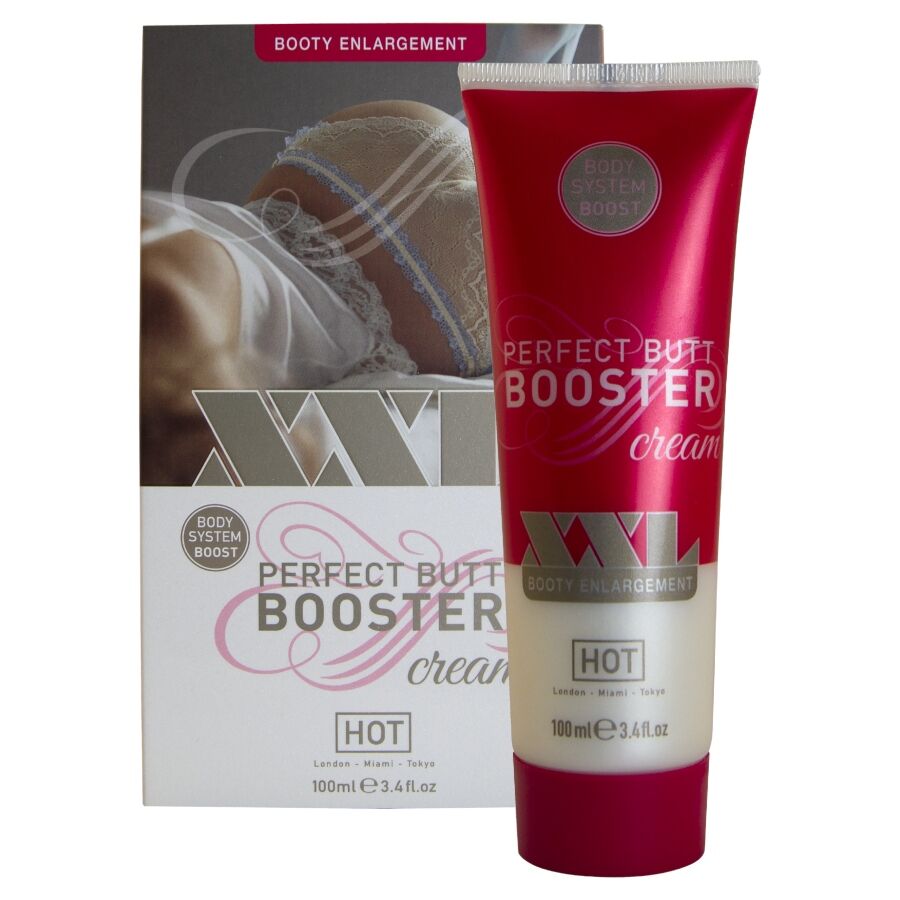Crema corporal Hot XXL Booty Booster para glúteos, 100 ml