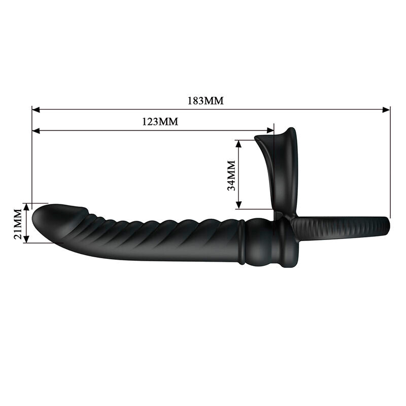Vibrador anal con anillo y vibración Pretty Love Merritt