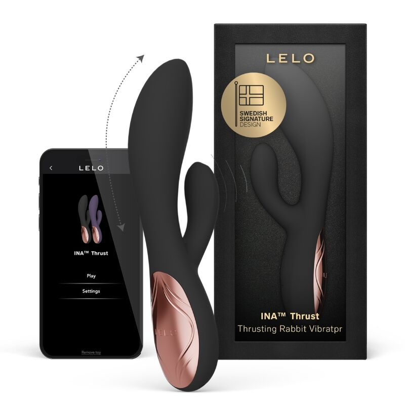 Vibrador rabbit LELO Ina Thrust con empuje y app
