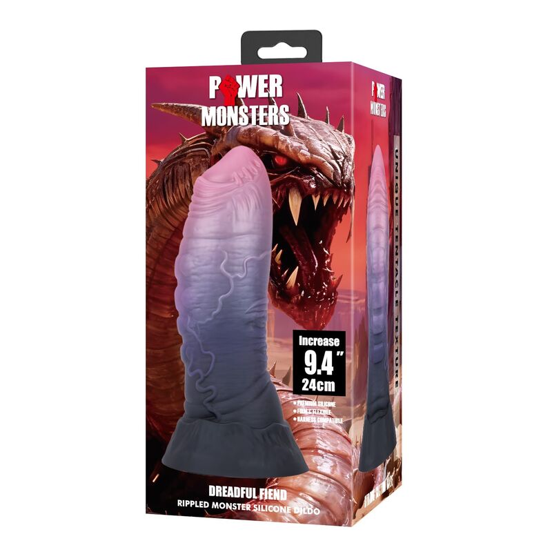 Dildo de fantasía Power Monsters Dreadful Fiend 24 x 6 cm