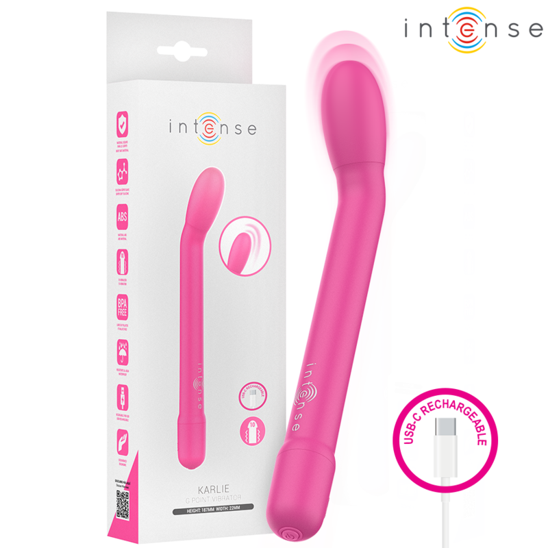 Estimulador punto G recargable Karlie, 19 cm - INTENSE