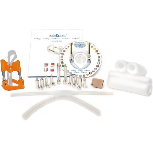 Extensor de pene mecánico Andropenis Mini, acero inoxidable