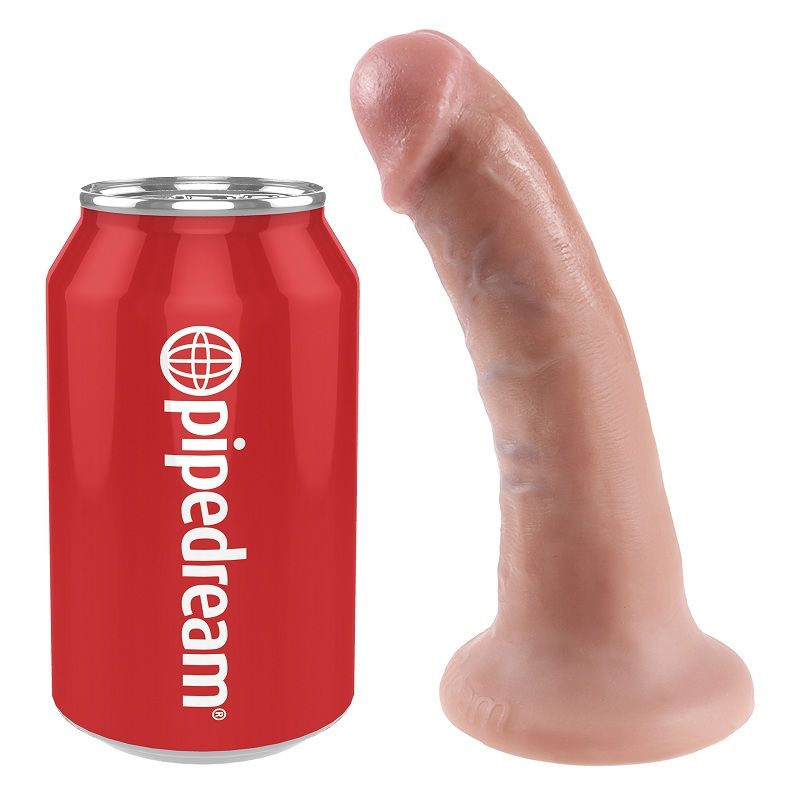Dildo realista King Cock 15.2 cm con ventosa de succión