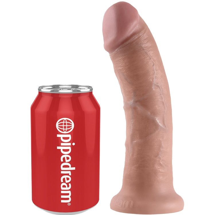 Pene realista King Cock 20.3 cm con ventosa de succión