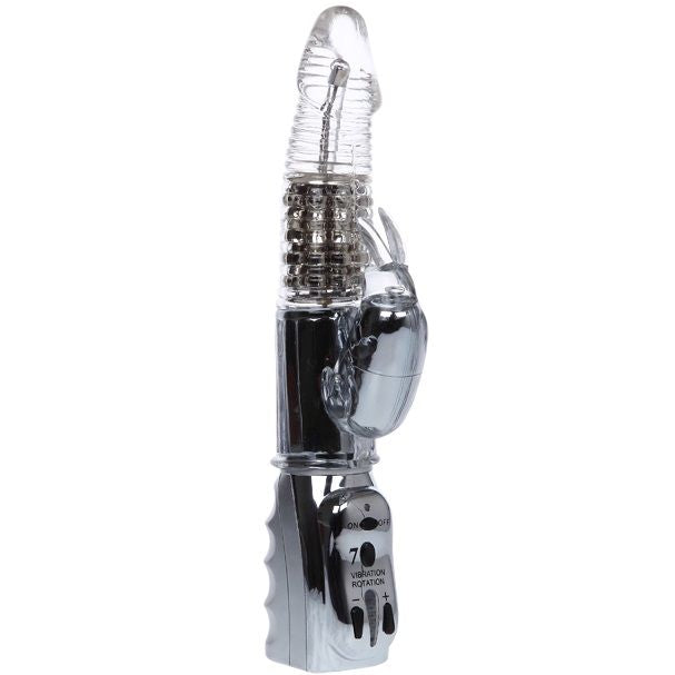 Vibrador rotador Baile Amour Missile con perlas y lengua