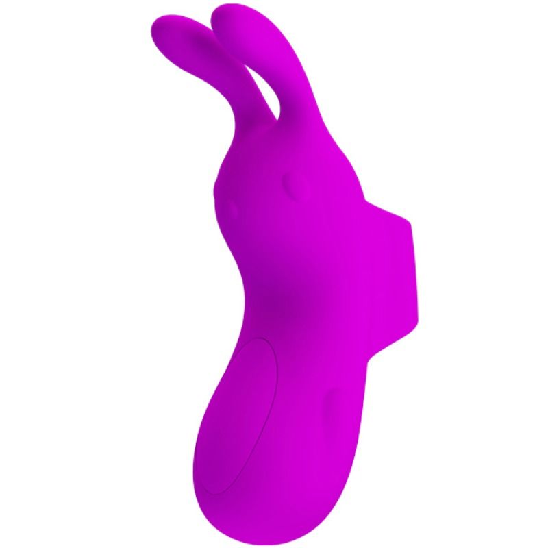 Vibrador dedal con rabbit Pretty Love recargable USB