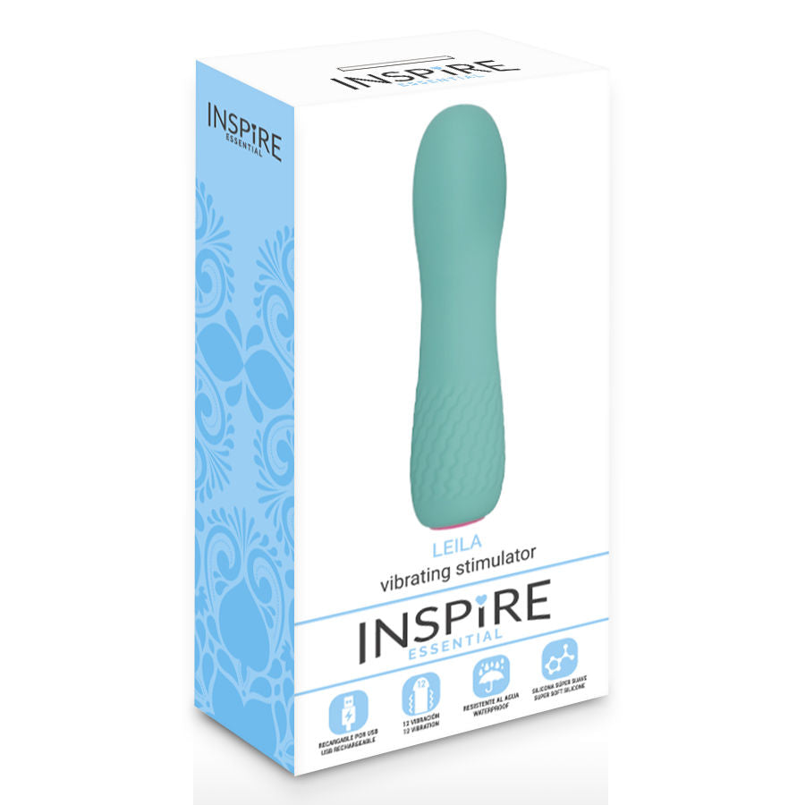 Mini vibrador de silicona recargable INSPIRE Leila