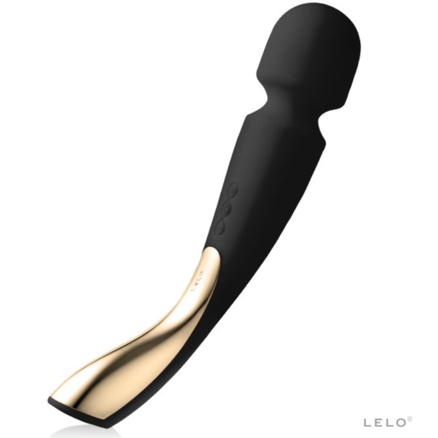 Masajeador LELO Smart Wand 2 negro, 10 modos y sumergible