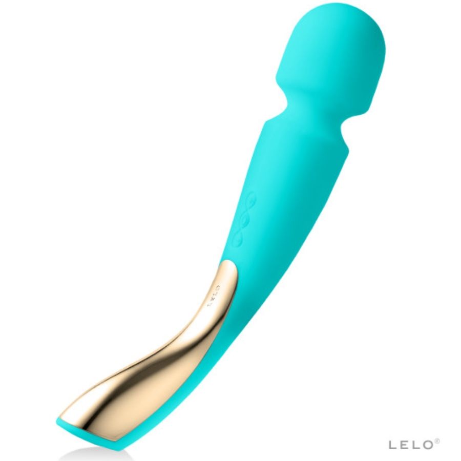 Masajeador LELO Smart Wand 2 turquesa, 10 modos, sumergible