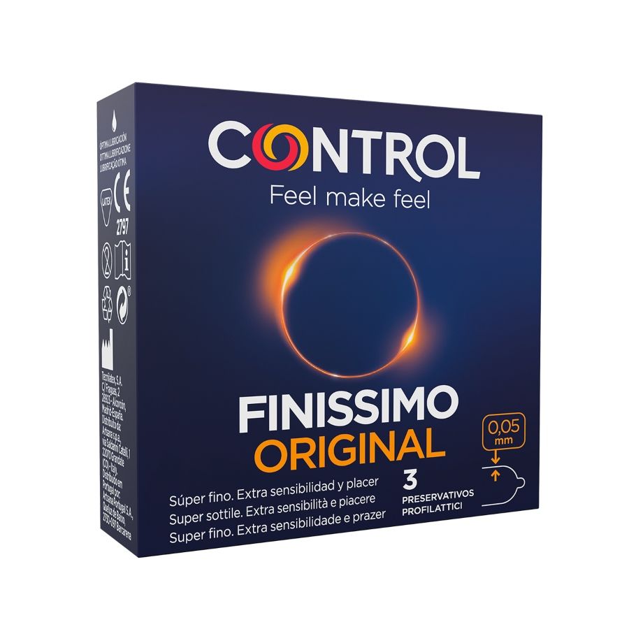 Preservativos Control Finissimo, extrafinos, 3 unidades