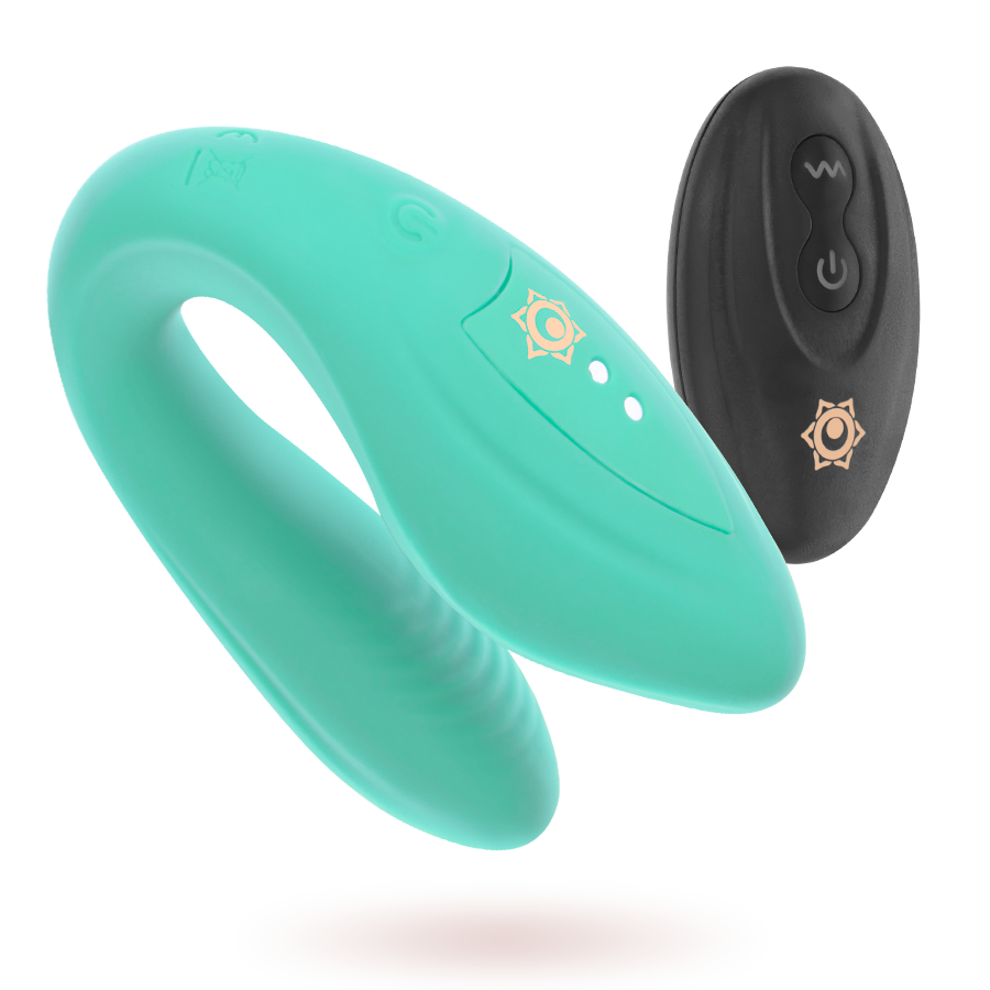 Vibrador para parejas recargable con mando - Rithual Kama