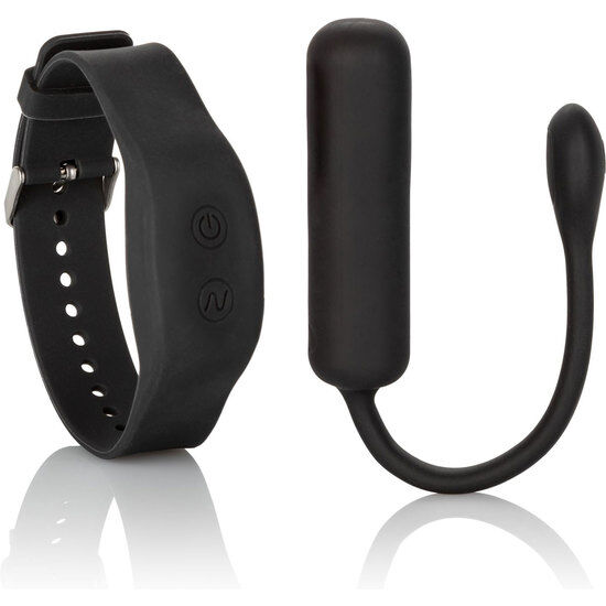 Bala vibradora CalExotics con pulsera de control remoto