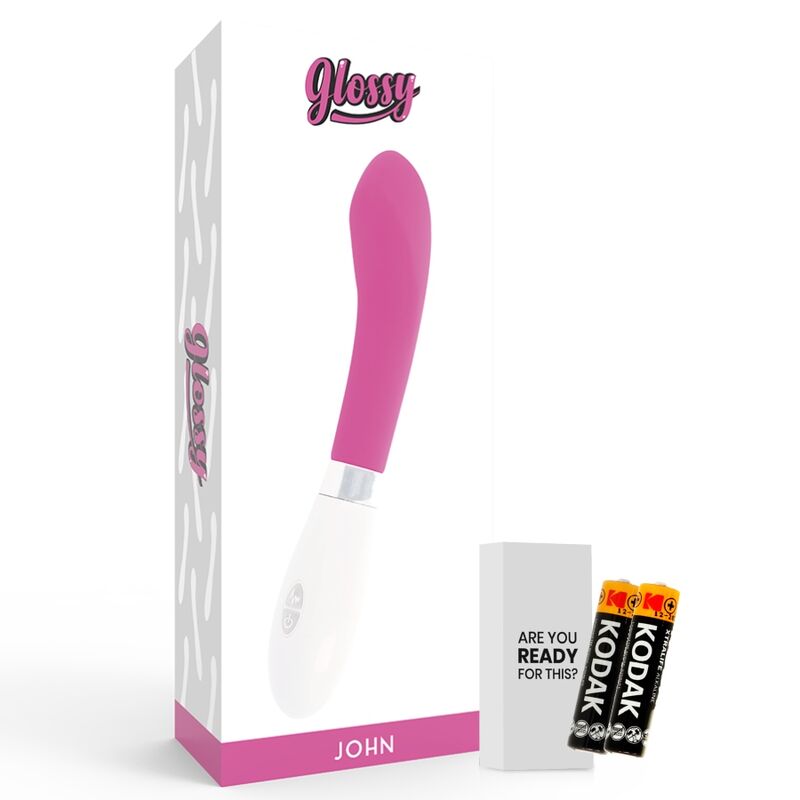 Vibrador punto G John Curve GLOSSY, silicona, 12 cm