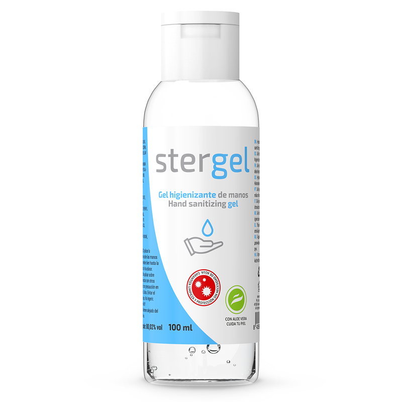 Gel hidroalcohólico de manos STERGEL con aloe vera 100 ml