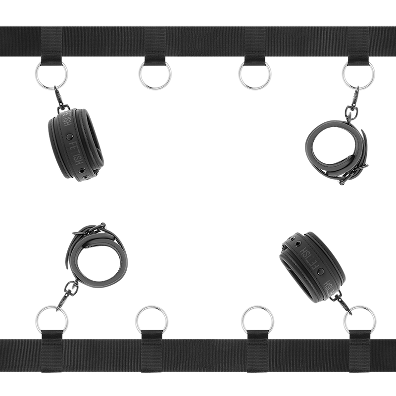 Set de ataduras para cama Fetish Submissive con neopreno