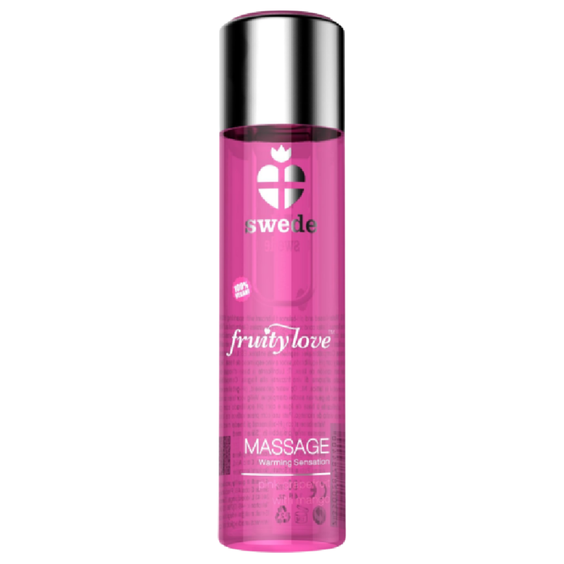 Aceite de masaje efecto calor SWEDE pomelo y mango 120 ml
