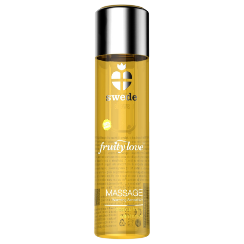 Aceite de masaje efecto calor frutas tropicales y miel 120 ml
