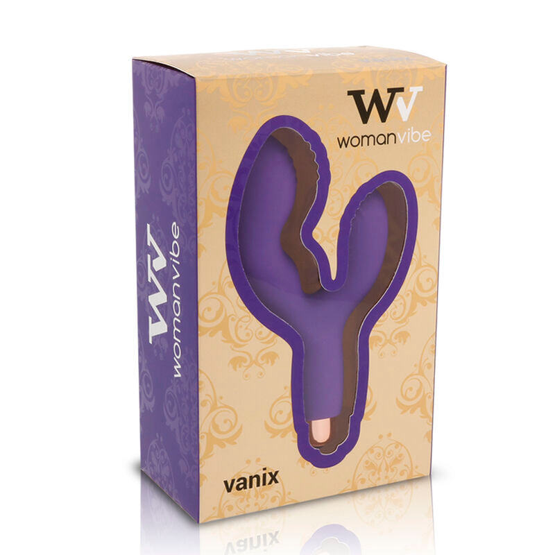 Vibrador estimulador WomanVibe Vanix en silicona flexible
