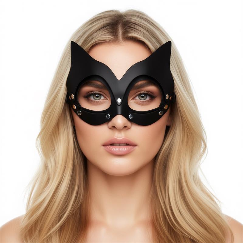 Máscara de gatita INTOYOU BDSM Line, ajustable y ligera