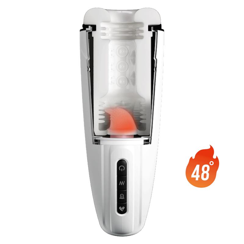 Masturbador masculino PrettyLove con vibración y calor