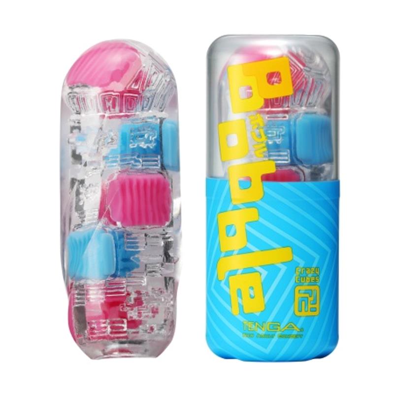Masturbador manual TENGA Bobble Crazy Cubes 165 mm
