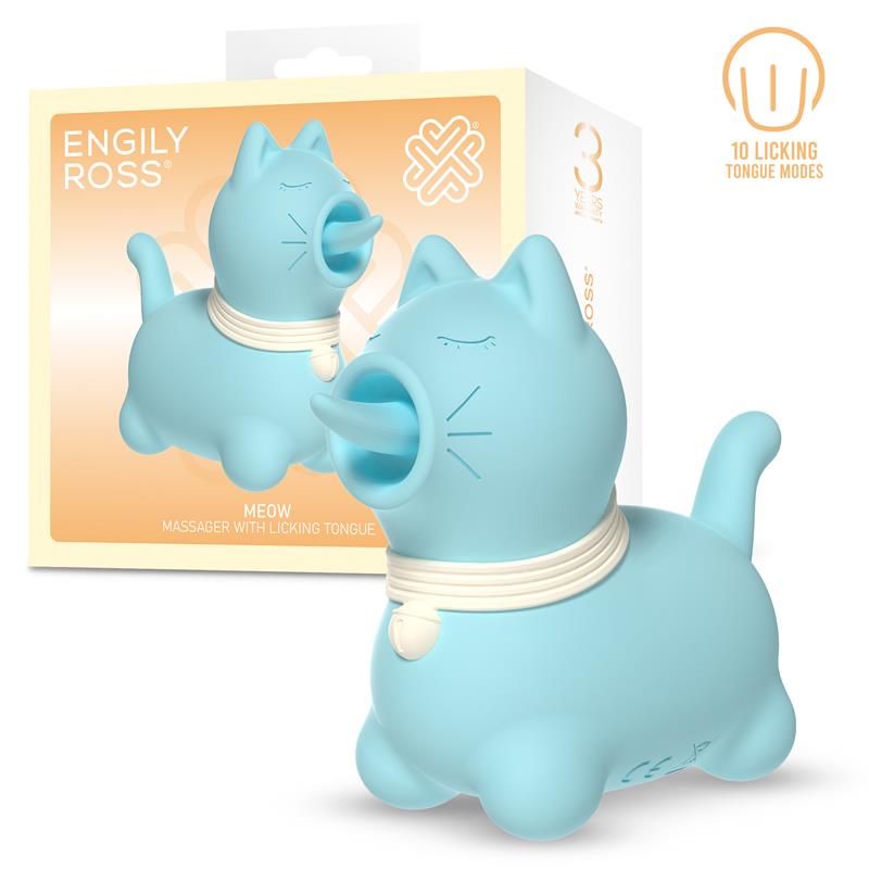 Masajeador de clítoris ENGILY ROSS Meow con lengua licking