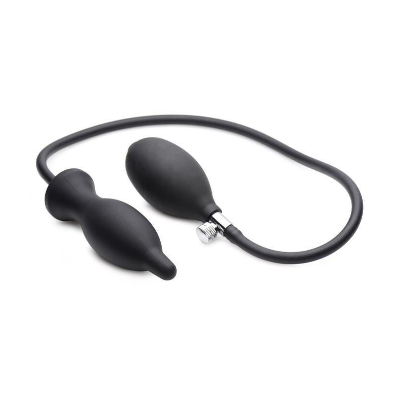 Plug anal inflable con punta cónica - Master Series