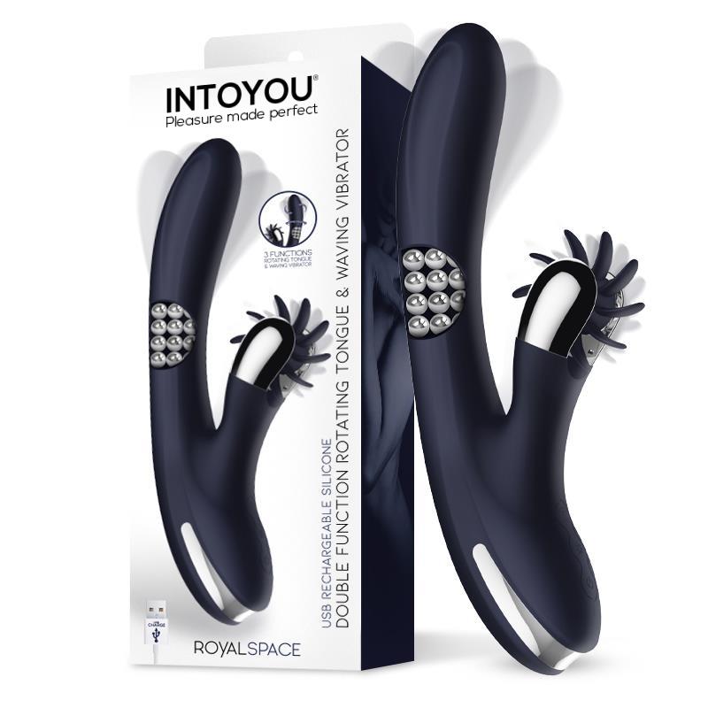 Vibrador rabbit Royalspace INTOYOU triple estimulación