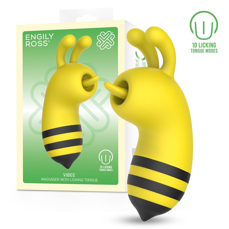 Masajeador con lengua licking Vibee ENGILY ROSS, 10,9 cm