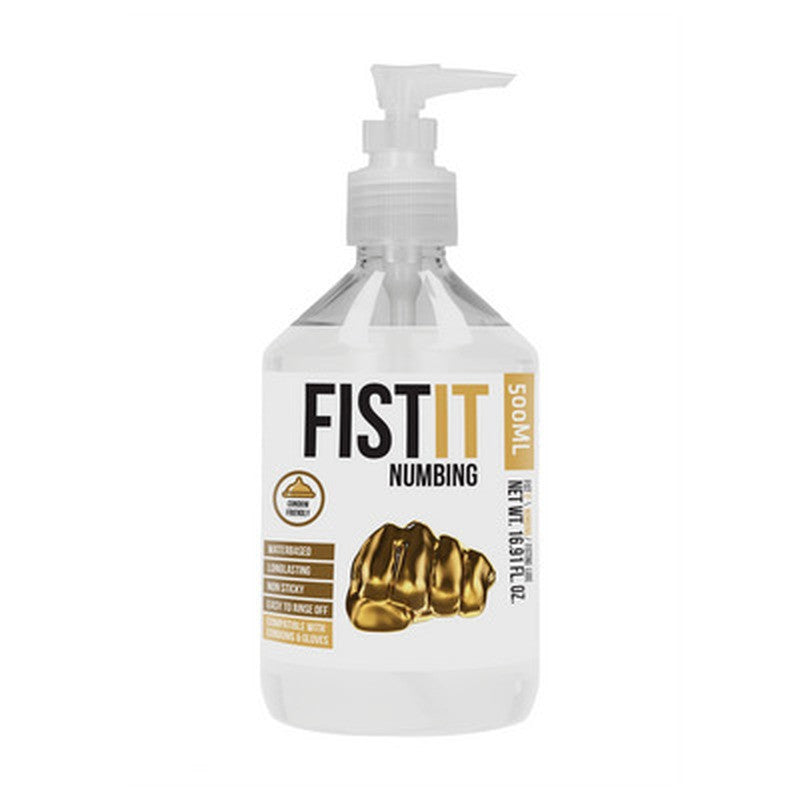 Lubricante para fisting base agua Fist It Numbing 500 ml