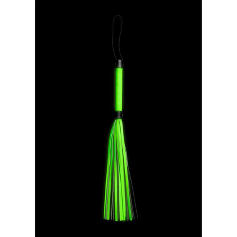 Látigo fluorescente OUCH! Glow in the Dark, cuero PU