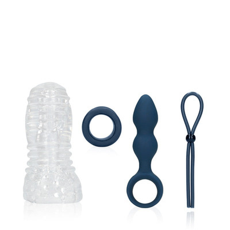 Kit para él Stormy Forecast LoveLine con 4 accesorios