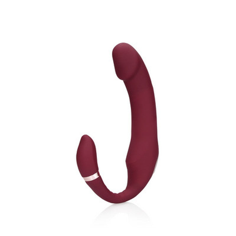 STRAP-ON SIN ARNÉS CON VIBRACIÓN MERLOT GRAPE LOVELINE